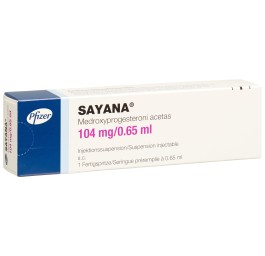 SAYANA susp inj 104 mg/0.65ml ser us unique