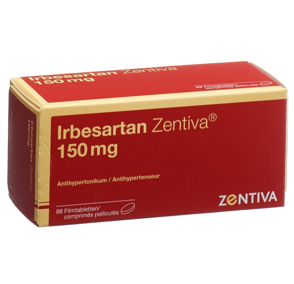 IRBESARTAN Zentiva cpr pell 150 mg 98 pce
