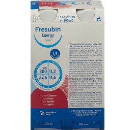 Fresubin Energy DRINK fraise 4 fl 200 ml