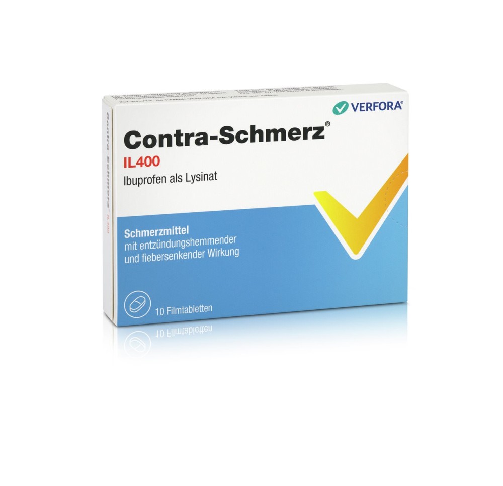 CONTRA-SCHMERZ IL cpr pell 400 mg 10 pce CONTRA-SCHMERZ IL cpr pell 400 mg 10 pce