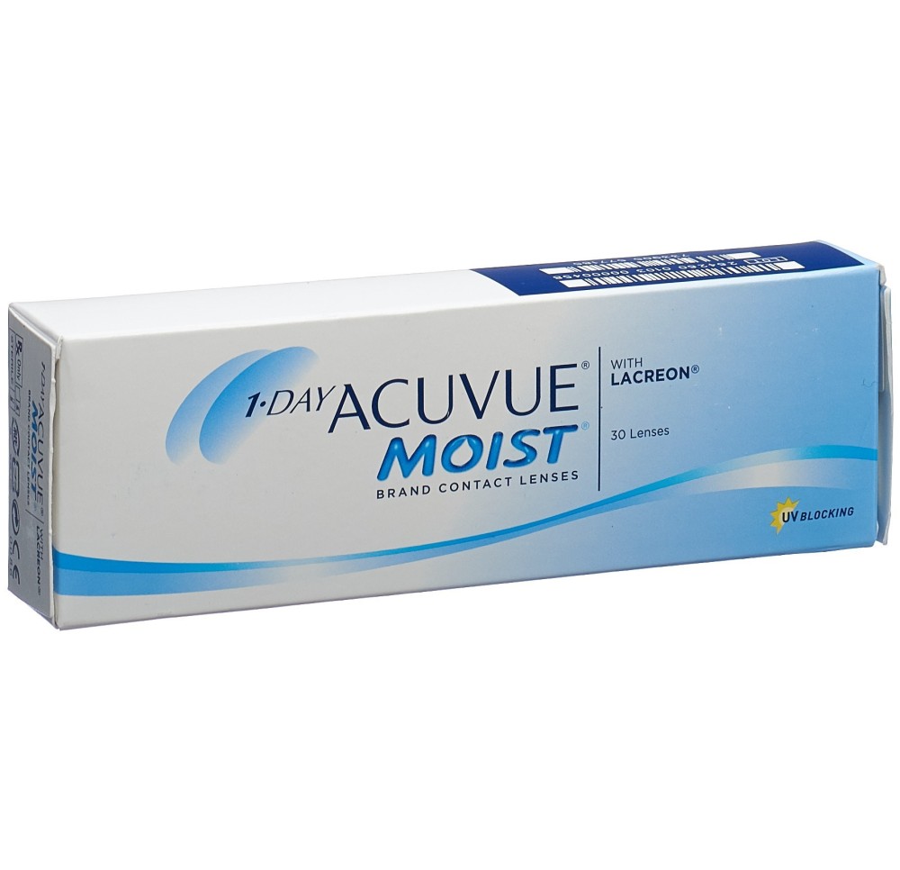 1-DAY ACUVUE moist jour -2.50dpt BC 8.50 30 pce
