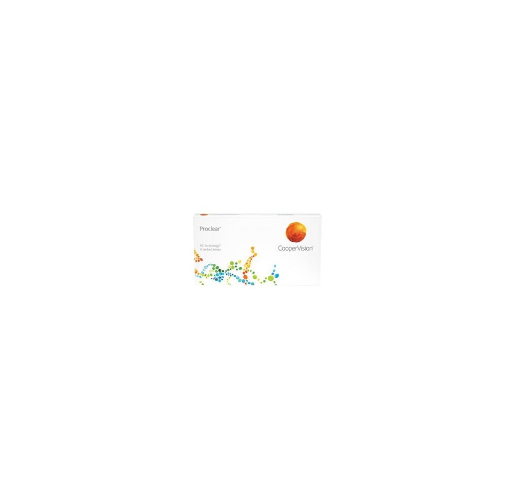PROCLEAR sphere lentille mensuelle -3.25dpt 6 pce
