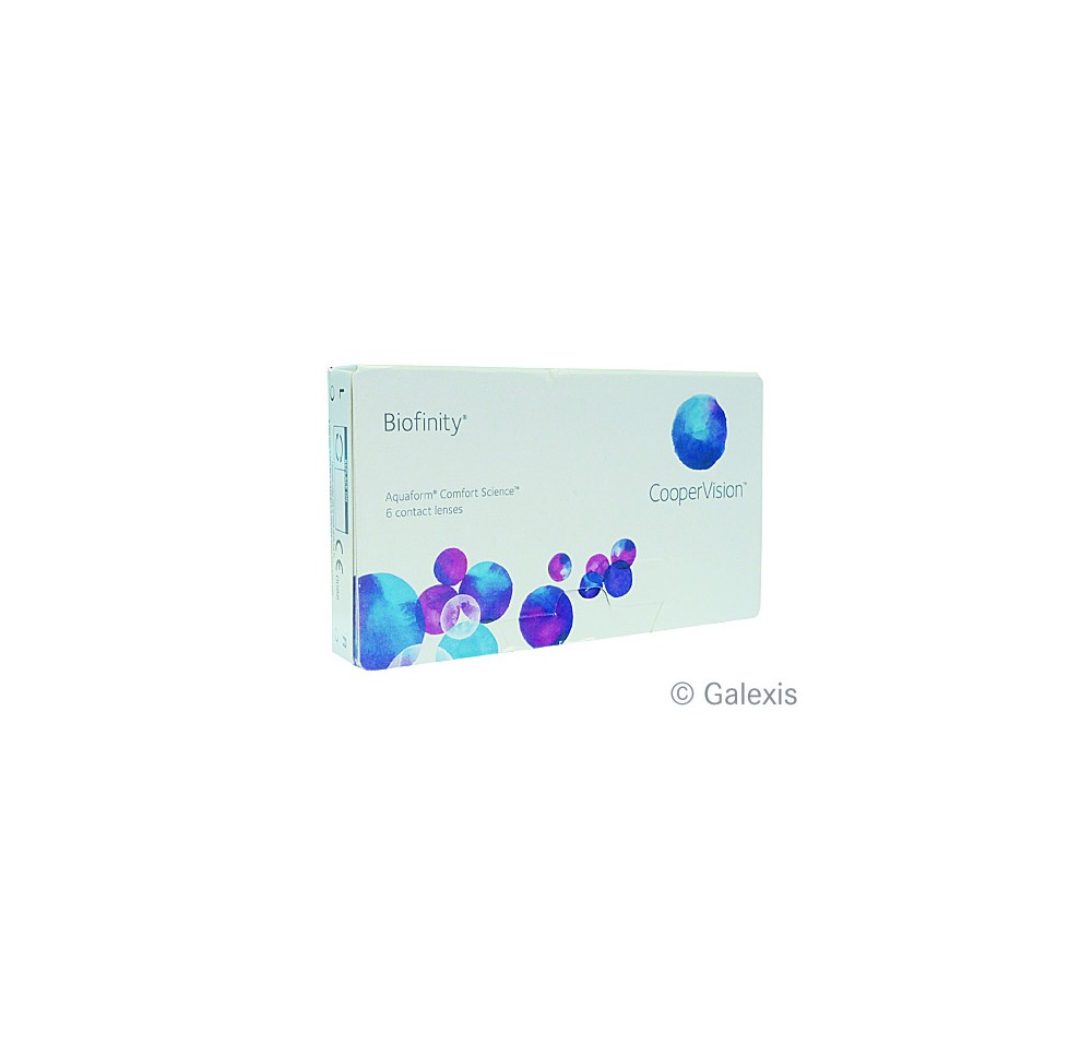 BIOFINITY lentille mensuelle -6.00dpt 6 pce
