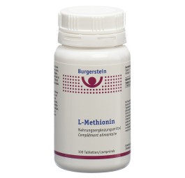 BURGERSTEIN L-Methionin cpr 100 pce