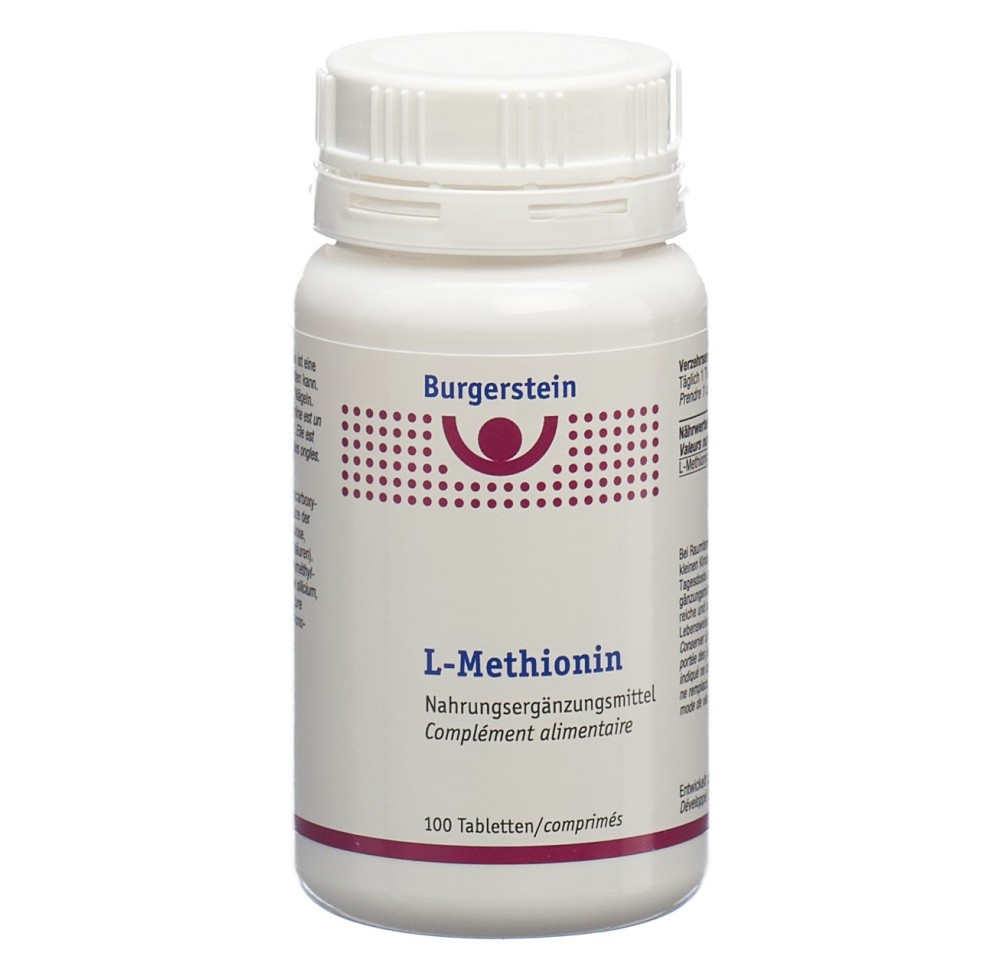 BURGERSTEIN L-Methionin cpr 100 pce BURGERSTEIN L-Methionin cpr 100 pce