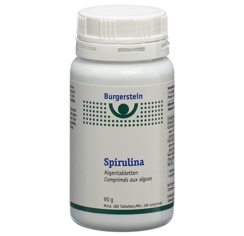 BURGERSTEIN Spirulina cpr bte 180 pce BURGERSTEIN Spirulina cpr bte 180 pce