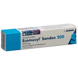 ECOMUCYL Sandoz cpr eff 200 mg bte 30 pce