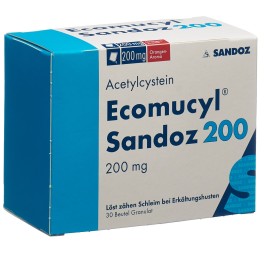 ECOMUCYL Sandoz gran 200 mg sach 30 pce