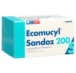 ECOMUCYL Sandoz gran 200 mg sach 100 pce