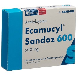 ECOMUCYL Sandoz gran 600 mg sach 10 pce