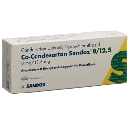 CO-CANDESARTAN Sandoz cpr 8/12.5 mg 28 pce