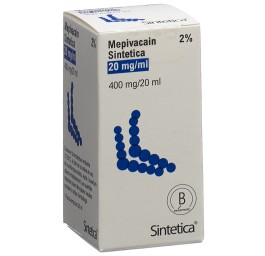 MEPIVACAIN Sintetica sol inj 2 % vial 20 ml