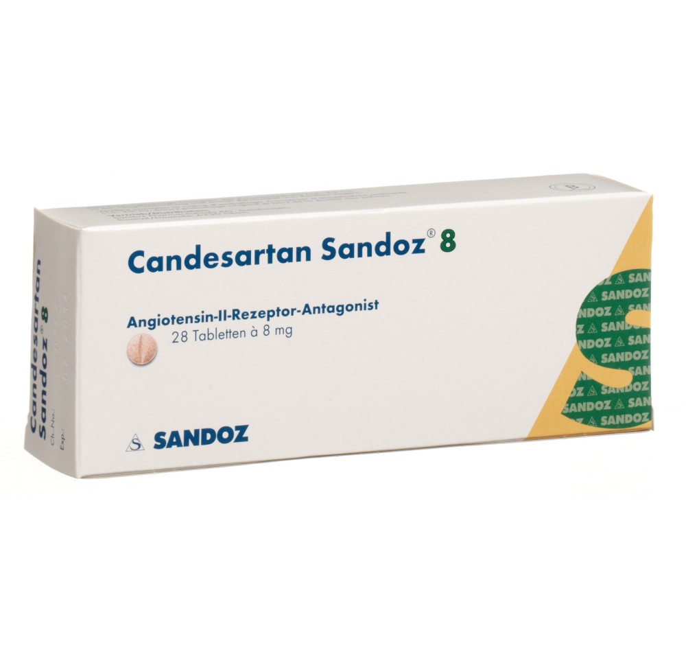 CANDESARTAN Sandoz cpr 8 mg 28 pce CANDESARTAN Sandoz cpr 8 mg 28 pce