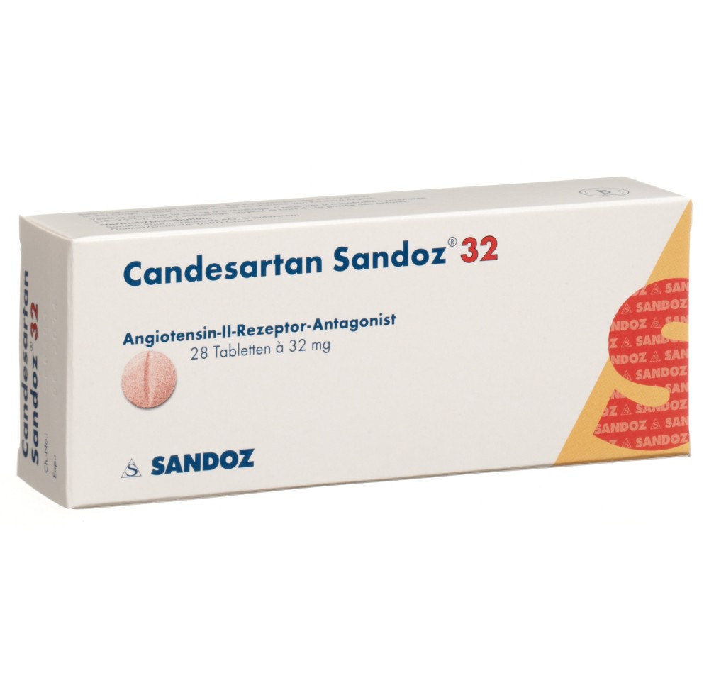 CANDESARTAN Sandoz cpr 32 mg 28 pce CANDESARTAN Sandoz cpr 32 mg 28 pce