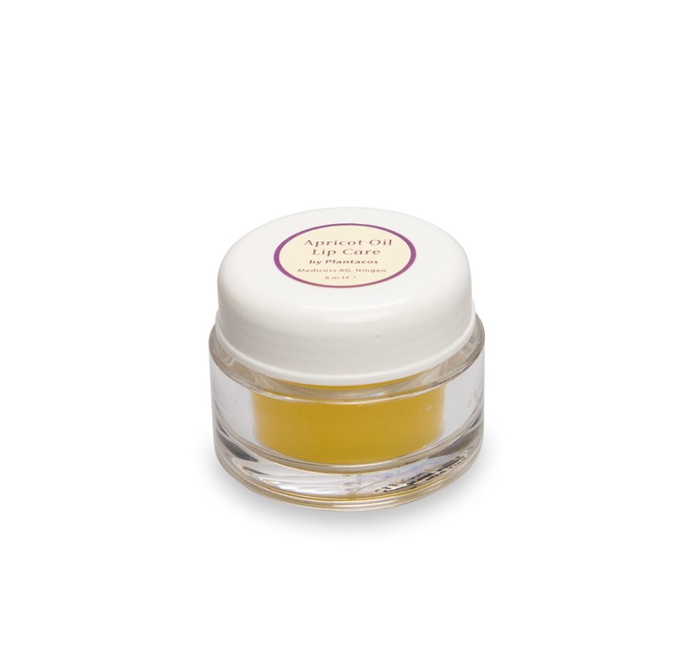 PLANTACOS apricot oil lip care pot 6 ml