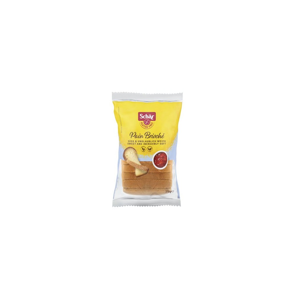 SCHÄR pain brioché sans gluten 370 g SCHÄR pain brioché sans gluten 370 g