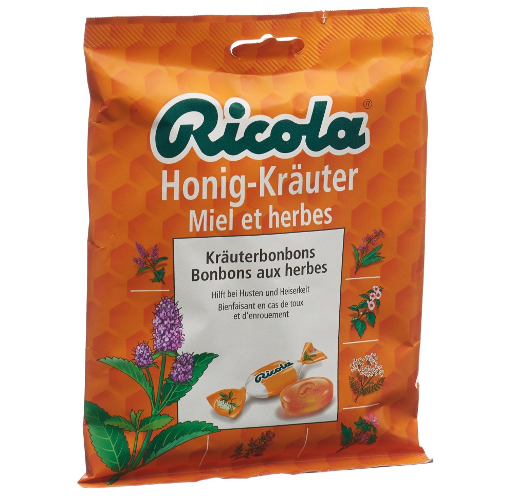 RICOLA miel et herbes bonbons sach 125 g RICOLA miel et herbes bonbons sach 125 g