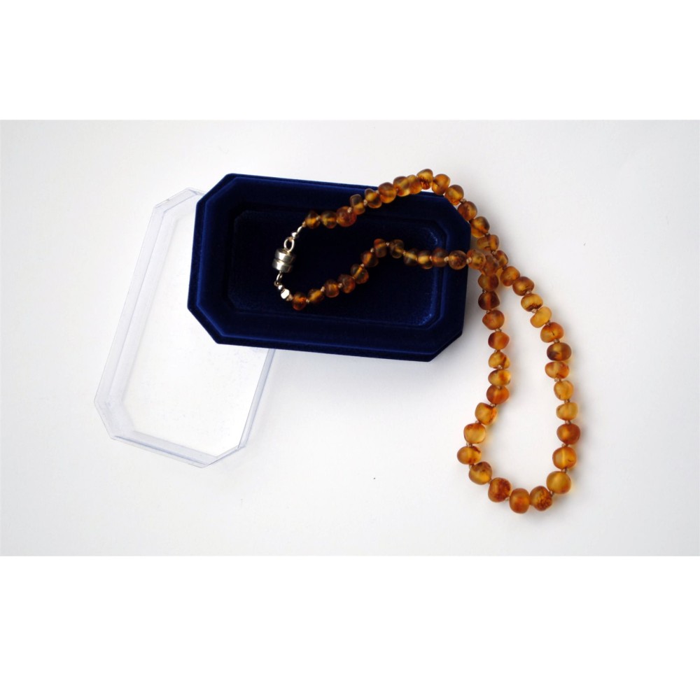 AMBERSTYLE ambre 32cm cognac cl mat ferm magn