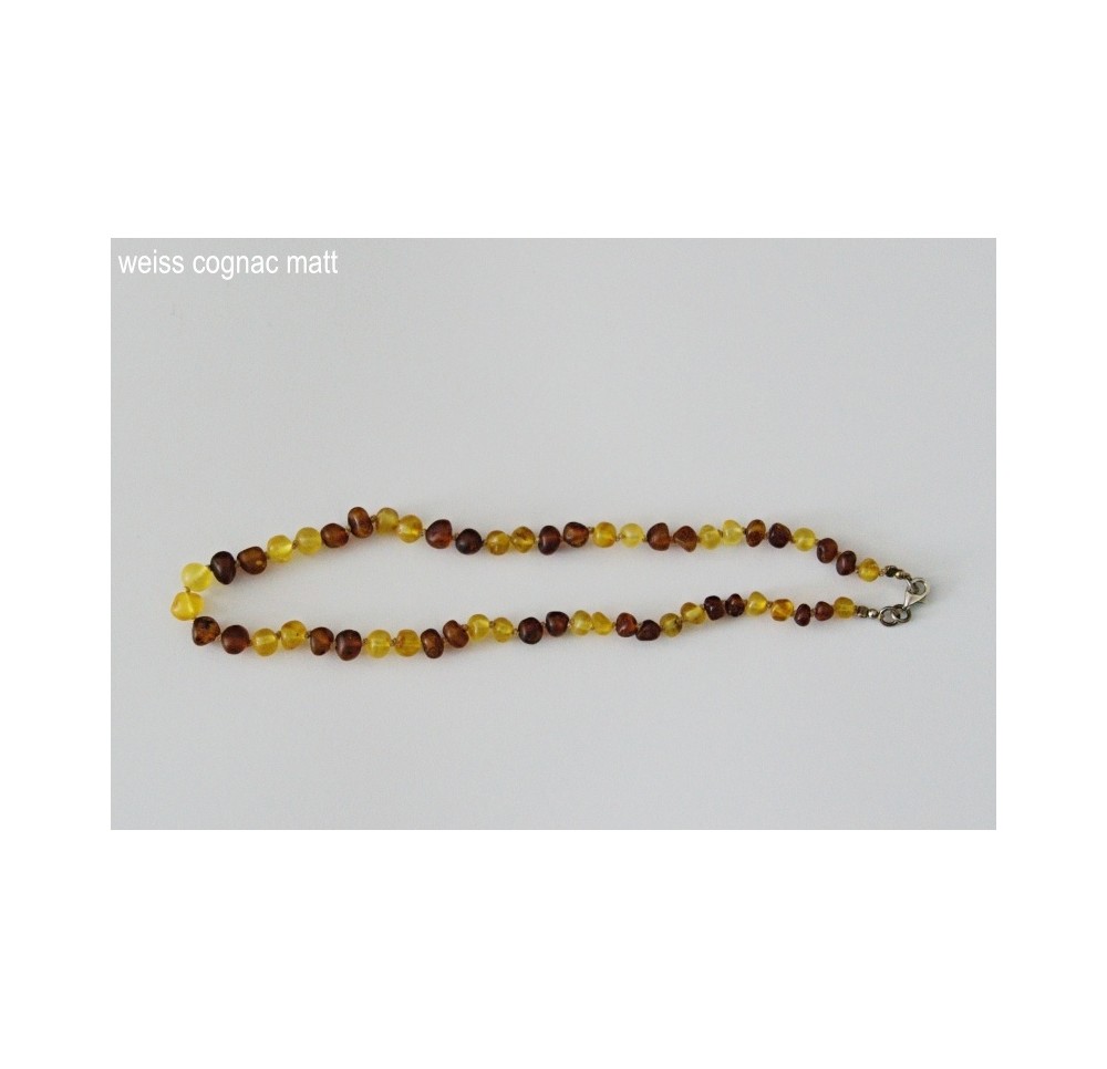 AMBERSTYLE ambre 32cm jaune cogna mat ferm magn