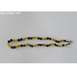 AMBERSTYLE ambre 32cm jaune noir mat ferm magn