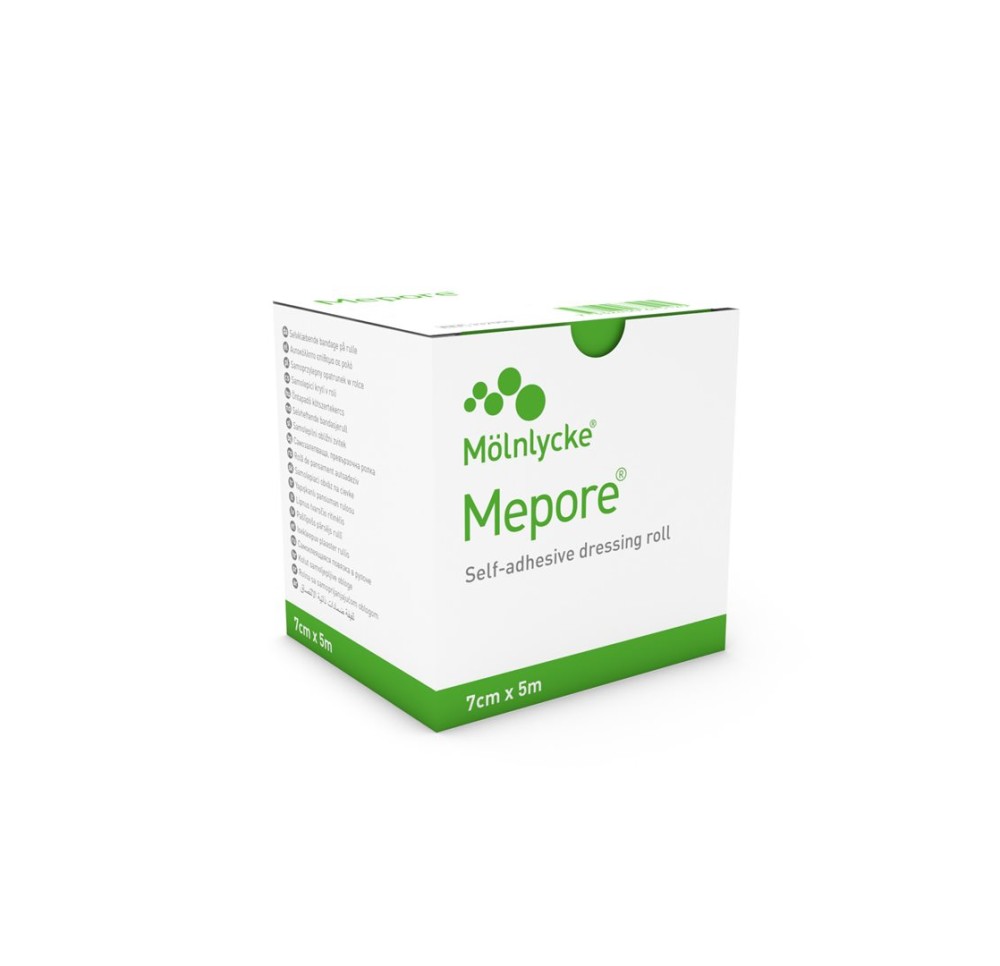 MEPORE pans vulnéraire 7cmx5m non stérile rouleau