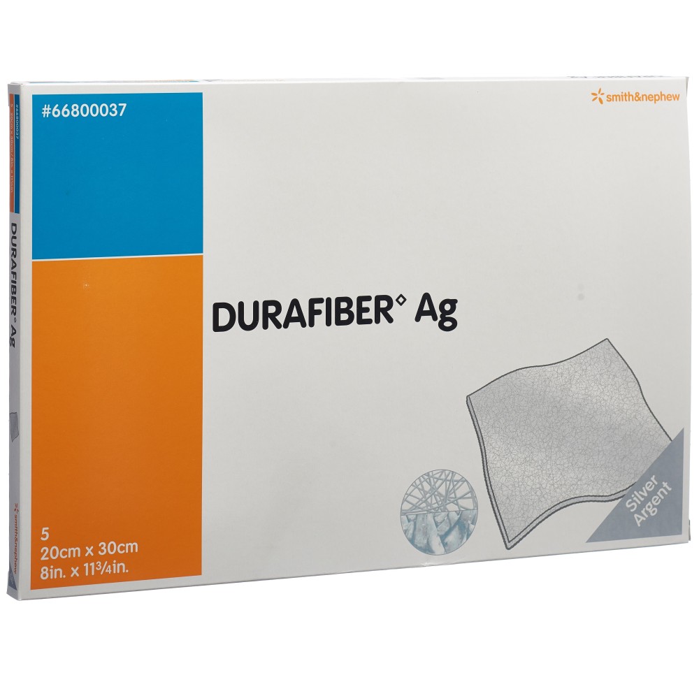 DURAFIBER AG pansem vulnéraire 20x30cm stér 5 pce