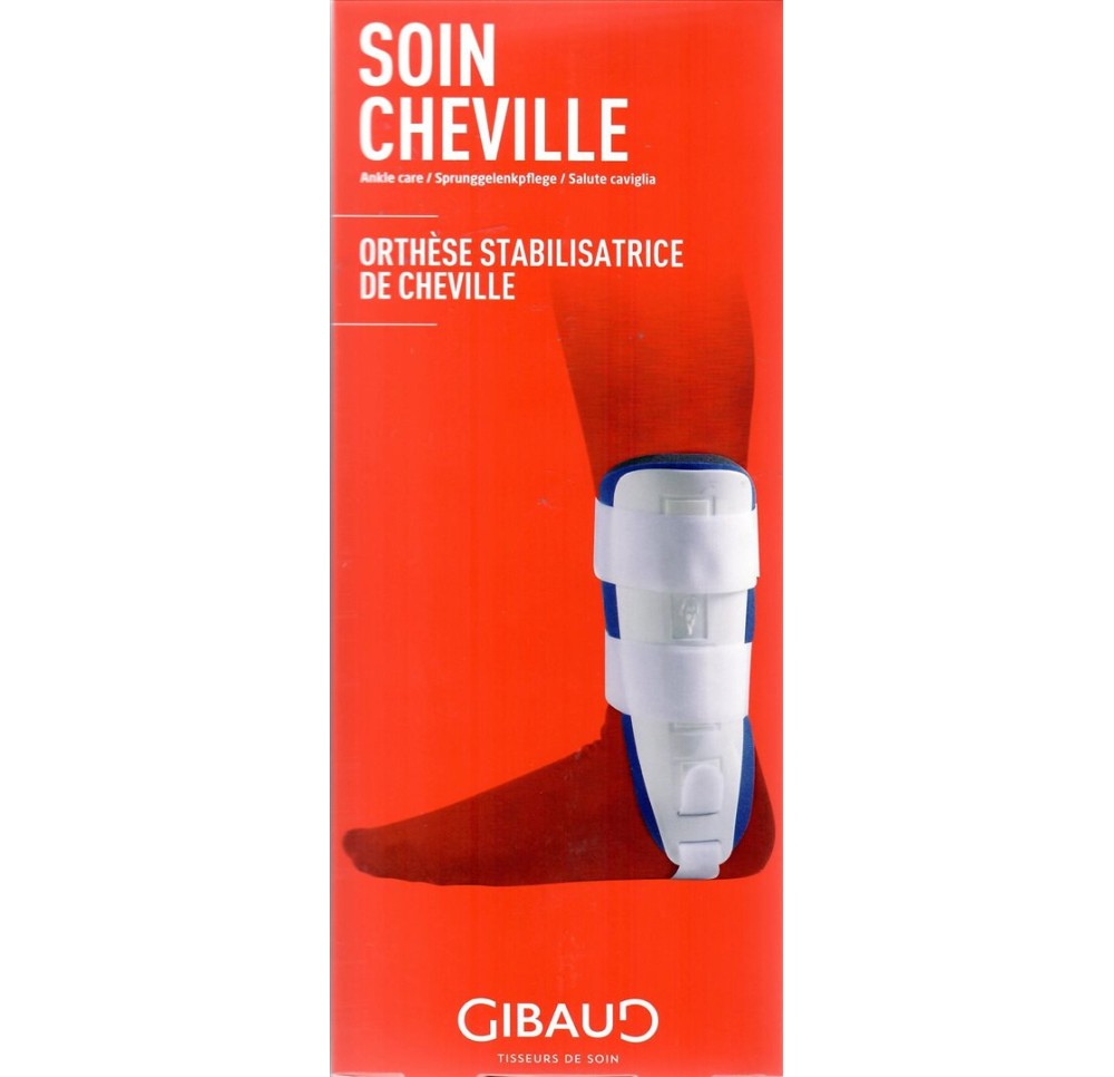 GIBAUD orthèse stabilisatrice cheville à mousse TU