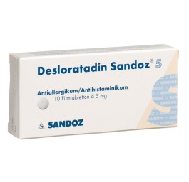 DESLORATADINE Sandoz cpr pell 5 mg 10 pce