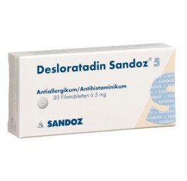 DESLORATADINE Sandoz cpr pell 5 mg 30 pce