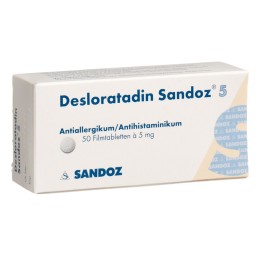 DESLORATADINE Sandoz cpr pell 5 mg 50 pce