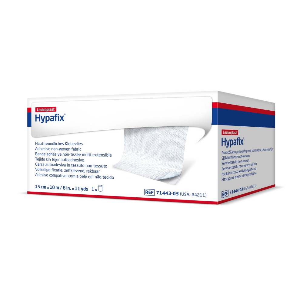 HYPAFIX bande non-tissée adhés 15cmx10m rouleau
