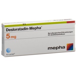 DESLORATADIN Mepha Lactab 5 mg 10 pce