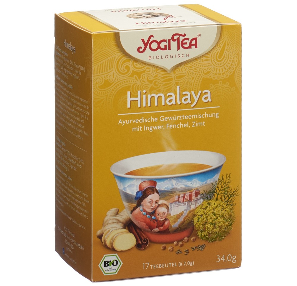 YOGI TEA Himalaya Ginger Harmony 17 sach 2 g YOGI TEA Himalaya Ginger Harmony 17 sach 2 g