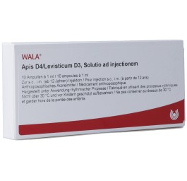 WALA apis D4/levisticum D3 10 amp 1 ml
