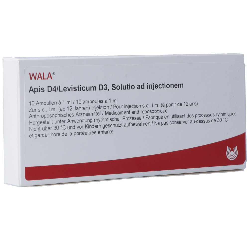 WALA apis D4/levisticum D3 10 amp 1 ml WALA apis D4/levisticum D3 10 amp 1 ml