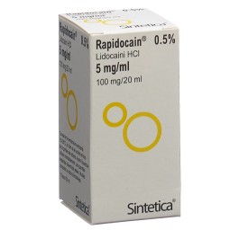 RAPIDOCAIN 100 mg/20ml s cons vial 20 ml
