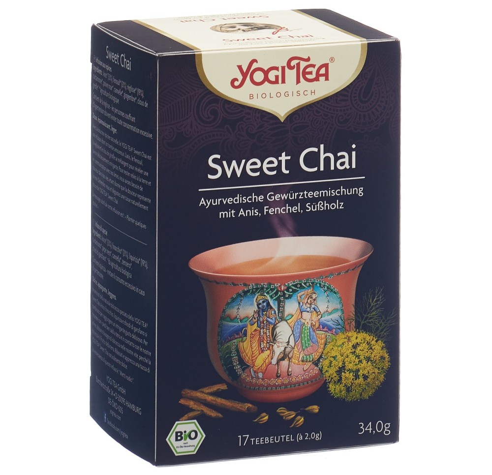 YOGI TEA Sweet Chai 17 sach 2 g YOGI TEA Sweet Chai 17 sach 2 g