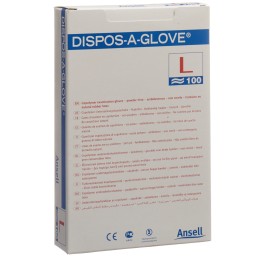 DISPOS-A-GLOVE gants EX L non stériles 100 pce