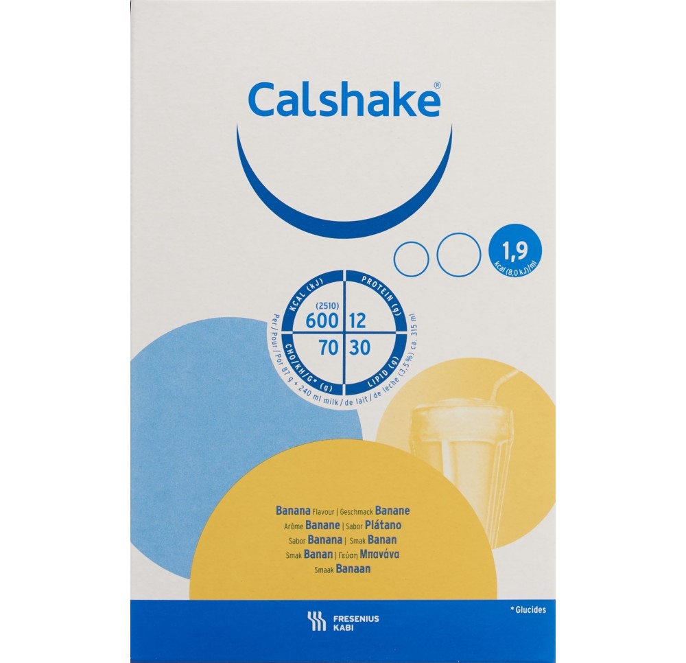 Calshake banane 7 x 87 g