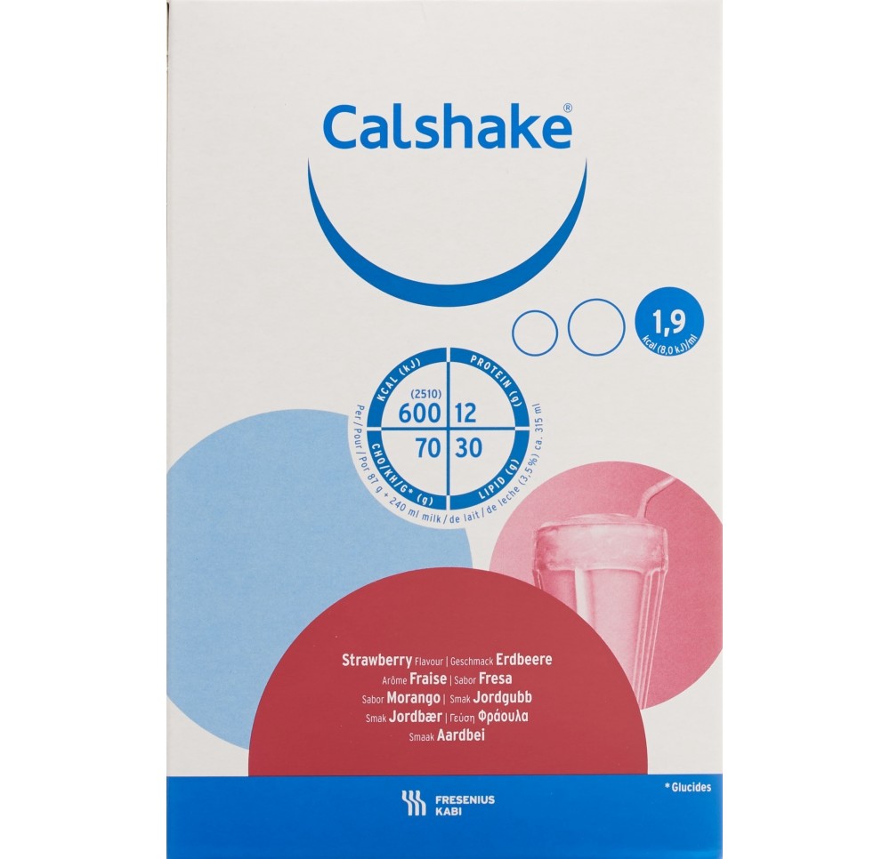 Calshake fraise 7 x 87 g