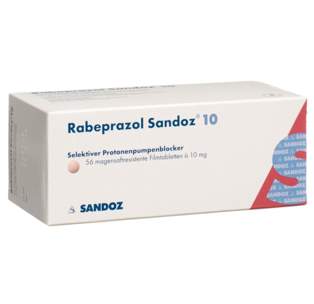 RABEPRAZOLE Sandoz cpr 10 mg 56 pce RABEPRAZOLE Sandoz cpr 10 mg 56 pce
