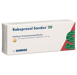 RABEPRAZOLE Sandoz cpr 20 mg 28 pce