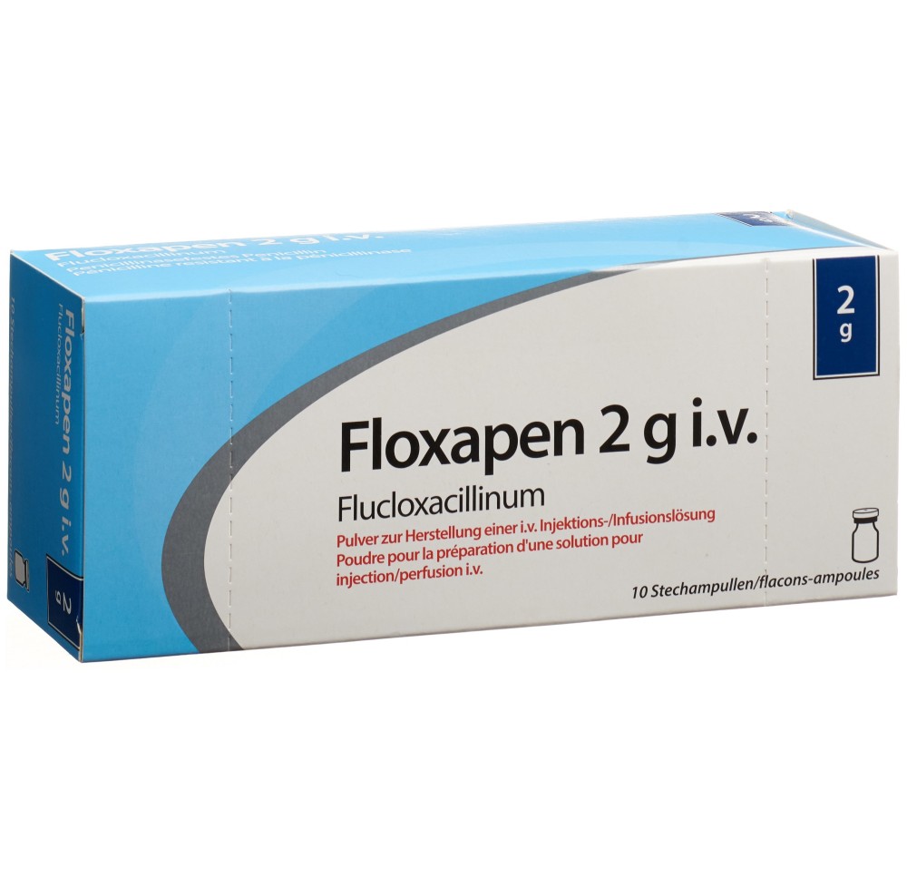 FLOXAPEN subst sèche 2 g flac 10 pce FLOXAPEN subst sèche 2 g flac 10 pce