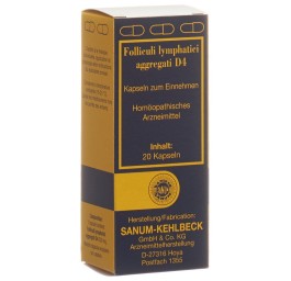 SANUM folliculi lymphatic aggregat caps 4 D 20 pce