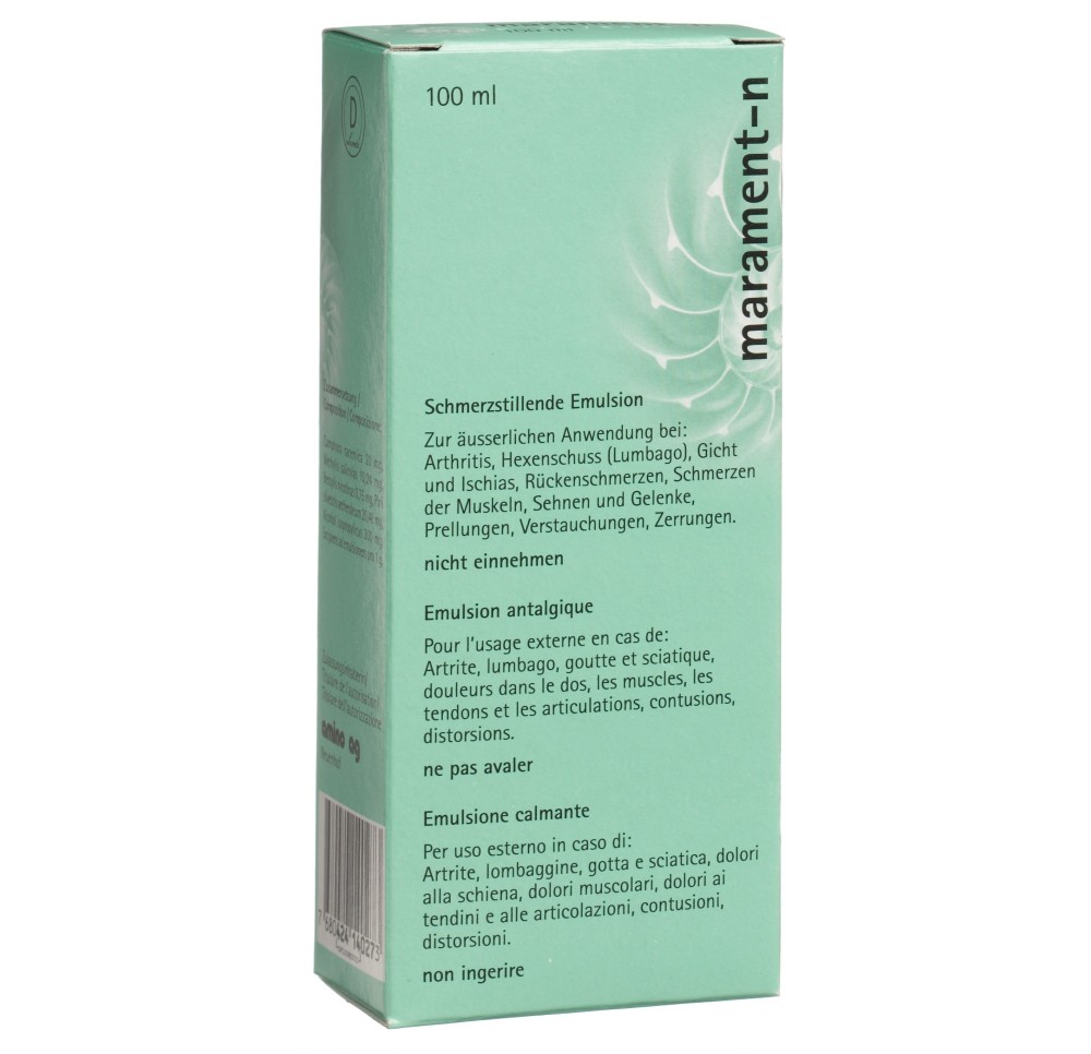 MARAMENT N émuls fl 100 ml MARAMENT N émuls fl 100 ml