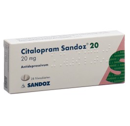 CITALOPRAM Sandoz cpr pell 20 mg 28 pce