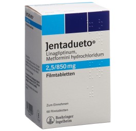 JENTADUETO cpr pell 2.5 mg/850 mg 60 pce