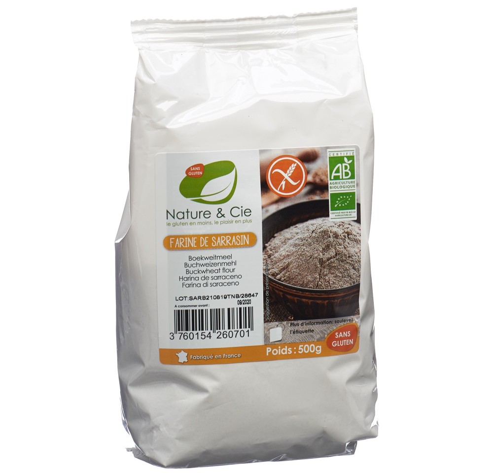 NATURE&CIE farine de sarrasin s gluten 500 g