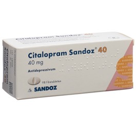 CITALOPRAM Sandoz cpr pell 40 mg 98 pce