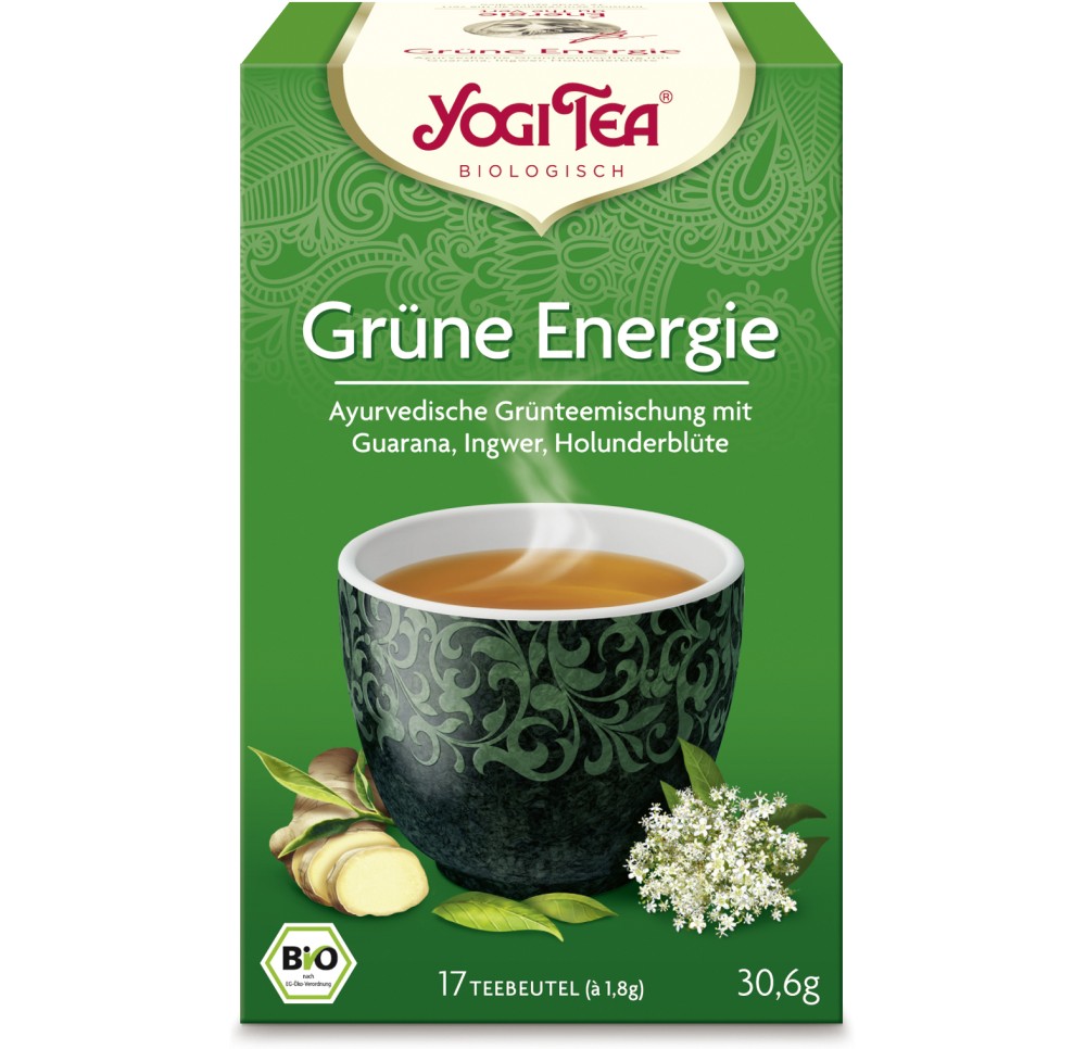 YOGI TEA Energie du Thé vert 17 x 1.8 g YOGI TEA Energie du Thé vert 17 x 1.8 g
